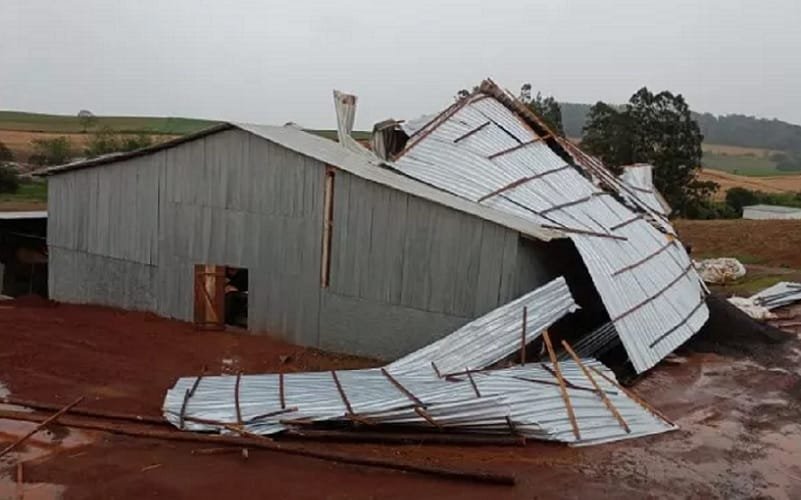 Tempestade Oeste Santa Catarina Misto Brasília