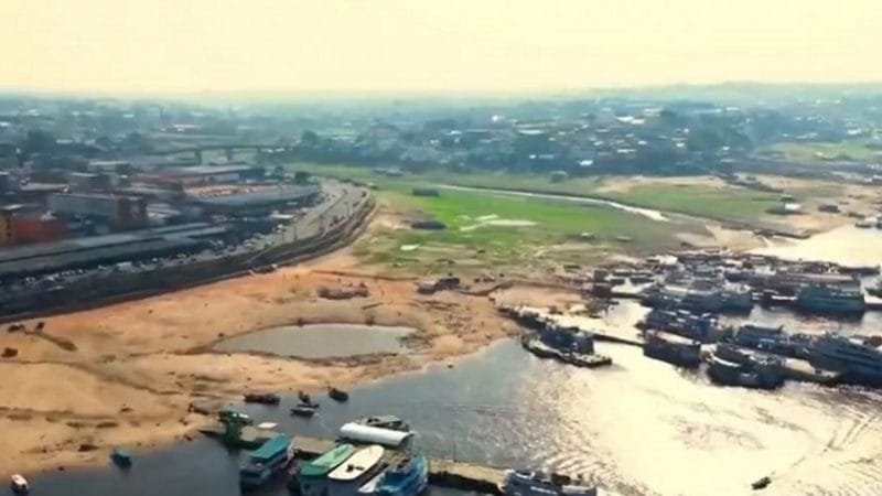 Seca atinge todos os municípios do estado do Amazonas