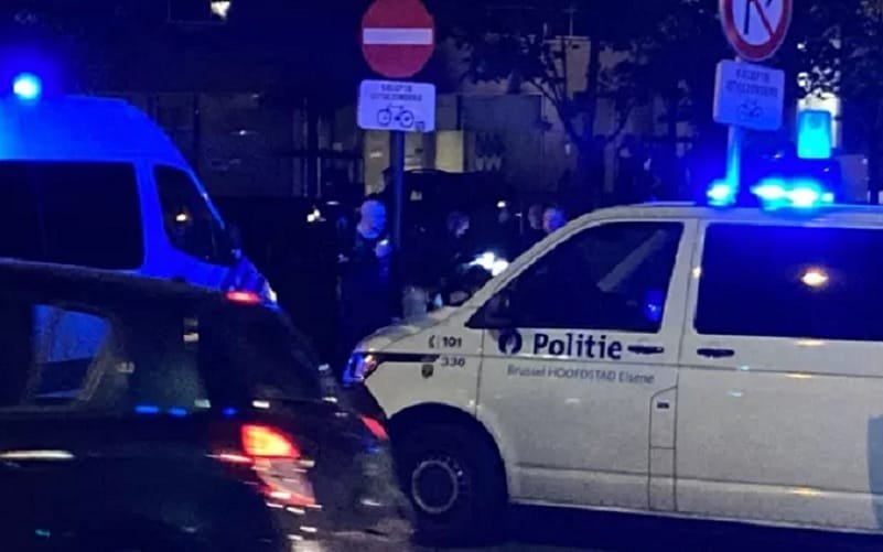 Bélgica Bruxelas Polícia atirador