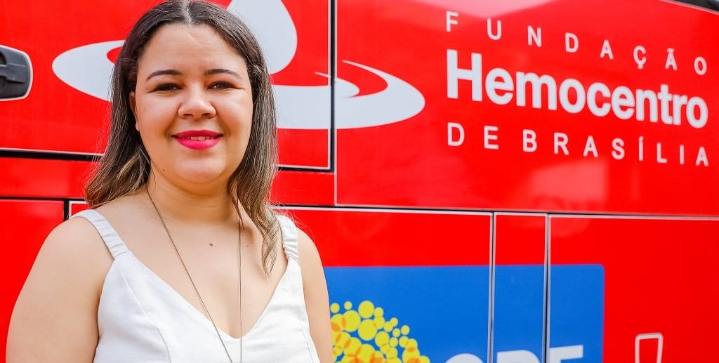 Hemocentro DF doação de medula Karina Rodrigues Misto Brasília