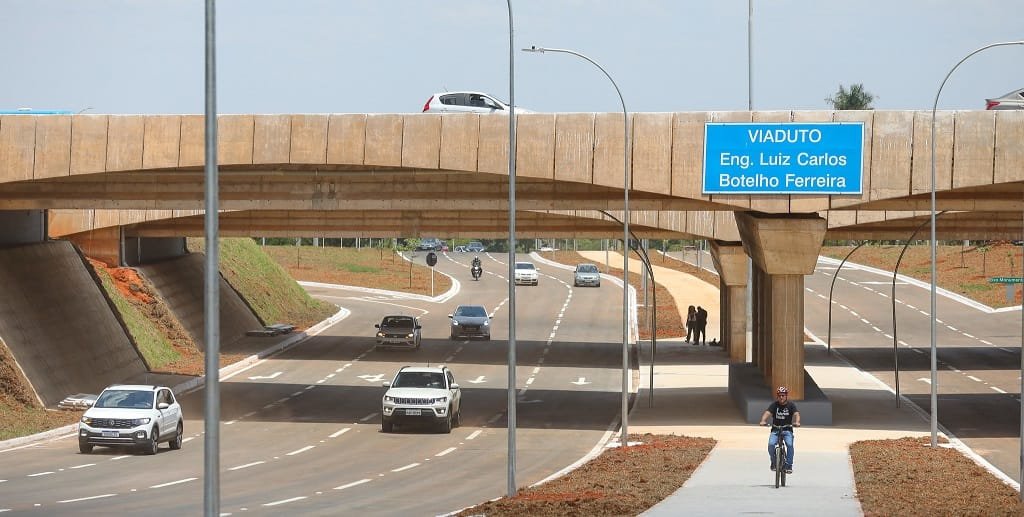 Viaduto do Sudoeste liberado trânsito Misto Brasil