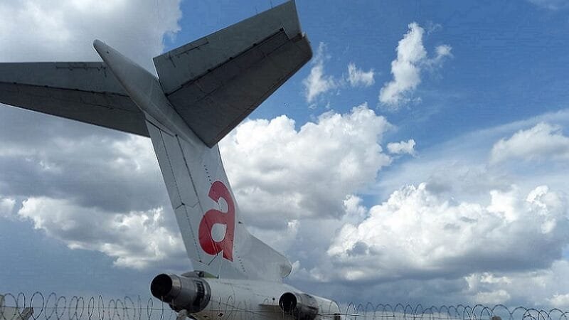O moderno que virou sucata estacionado no aeródromo do Aeroporto de Brasília/Jorge Cury/Misto Brasil