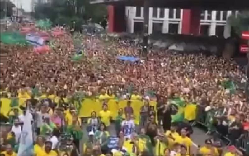 Bolsonaristas manifestação Paulista Misto Brasil