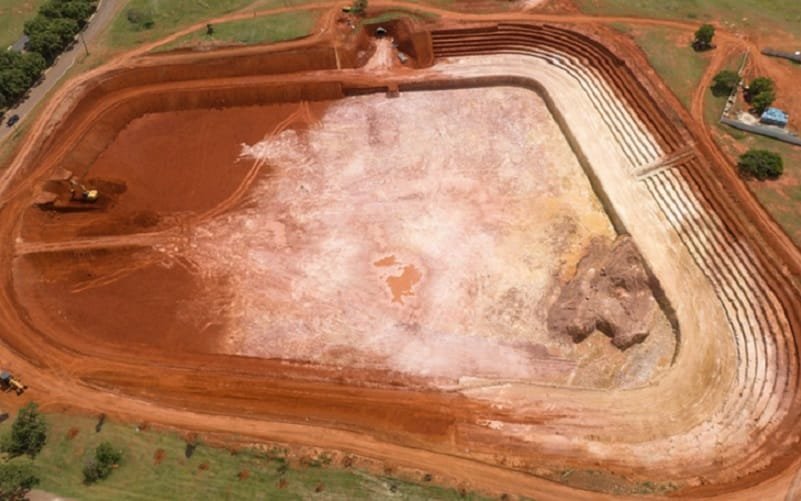 Lagoa de Contenção projeto Drenar DF Misto Brasil