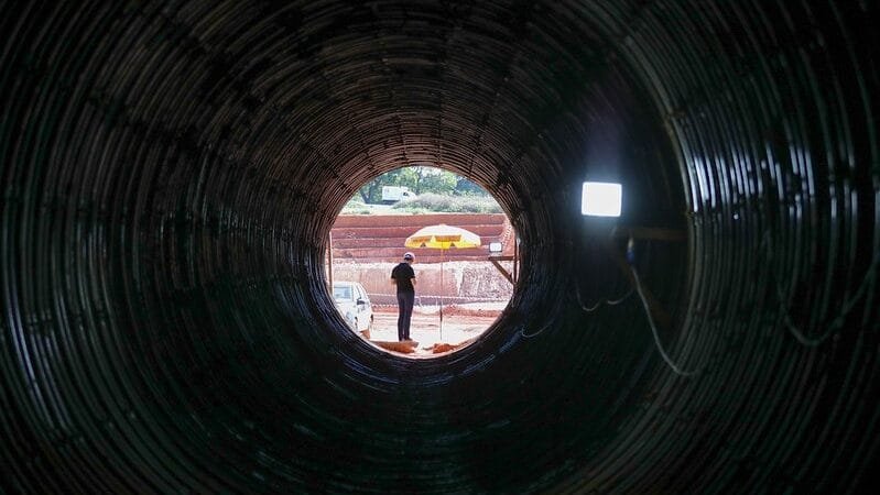 Metade dos túneis do Drenar DF está concluído