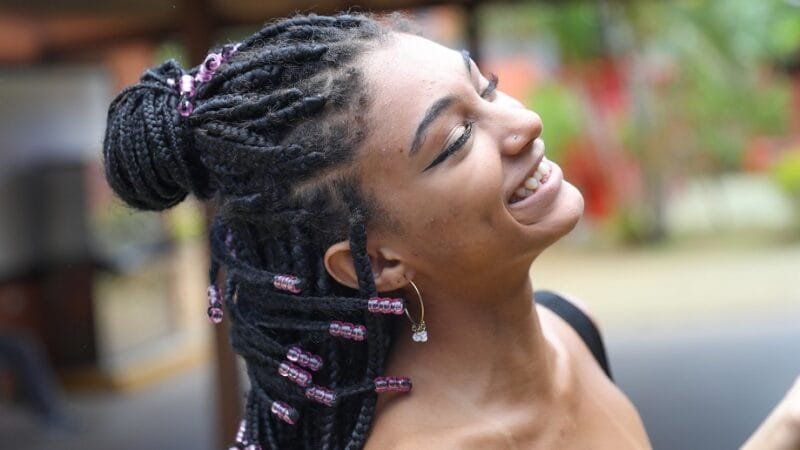 Sophia Martins é estudante do CEM 02, de Ceilândia, que celebram o Dia da Consciência Negra com festival/Joel Rodrigues/Agência Brasília