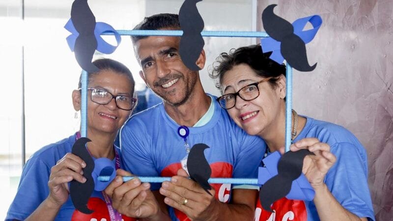 Palestras chamam a atenção para a conscientização sobre a saúde masculina no Hospital de Base do Distrito Federal/Davidyson Damasceno/IgesDF