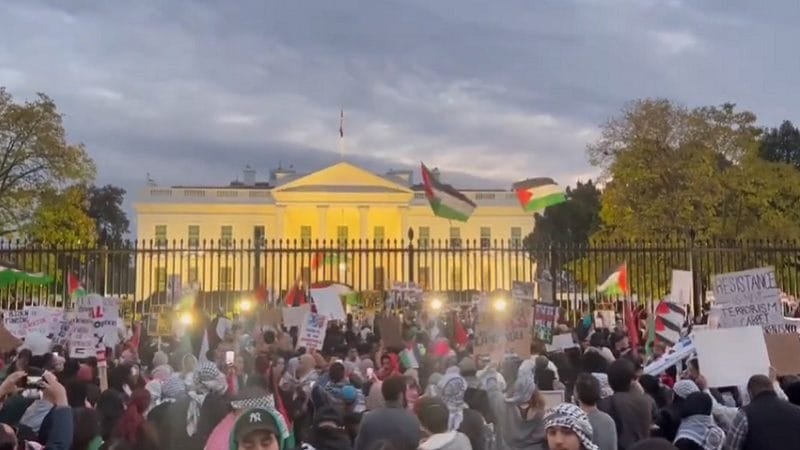 Marcha pelas cidades para exigir o fim do bombardeio contra Gaza