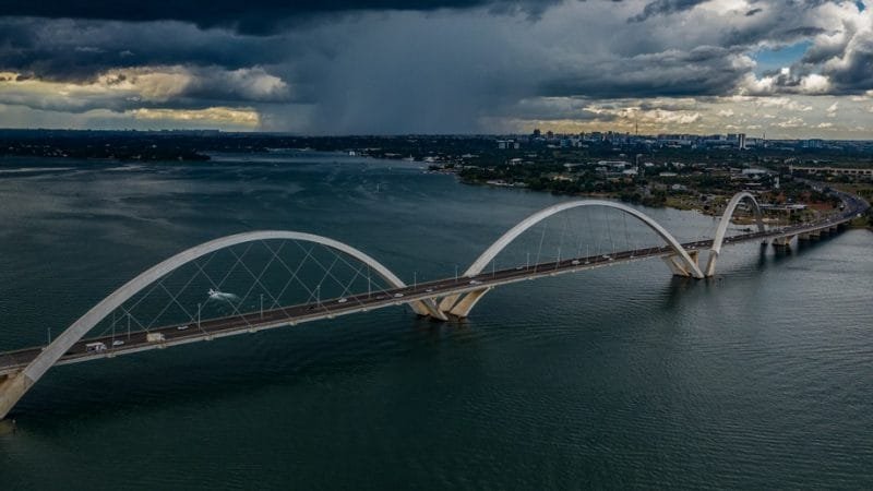 Distrito Federal terá chuva forte e temporal neste final de semana