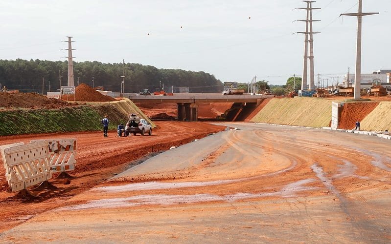 Viaduto do Itapoá vista geral DF Misto Brasília