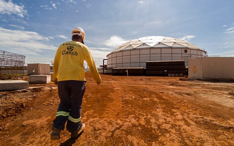 Águas Lindas obra reservatório Misto Brasil