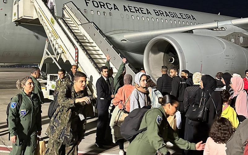 Brasileiros repatriados Faixa de Gaza Misto Brasil