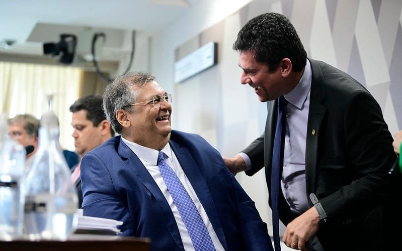 Flávio Dino e Sérgio Moro Senado sabatina Misto Brasil