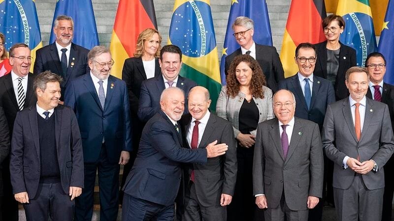 Scholz e Lula da Silva defenderam o acordo entre o Mercosul e União Europeia