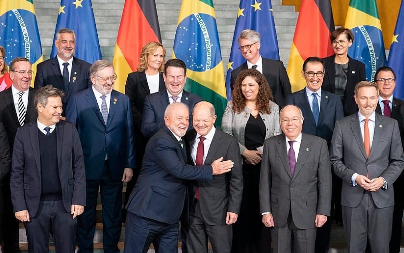 Olaf Scholz e Lula da Silva Alemanha Misto Brasil