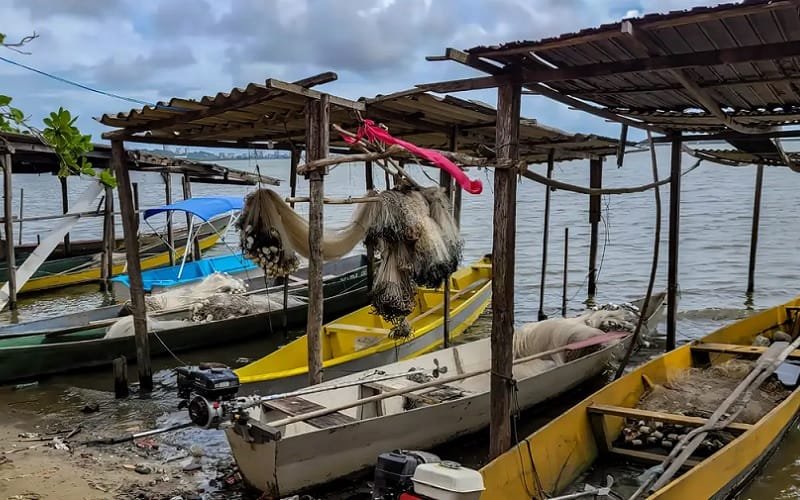 Maceió Lagoa Mundaú pescadores Misto Brasil