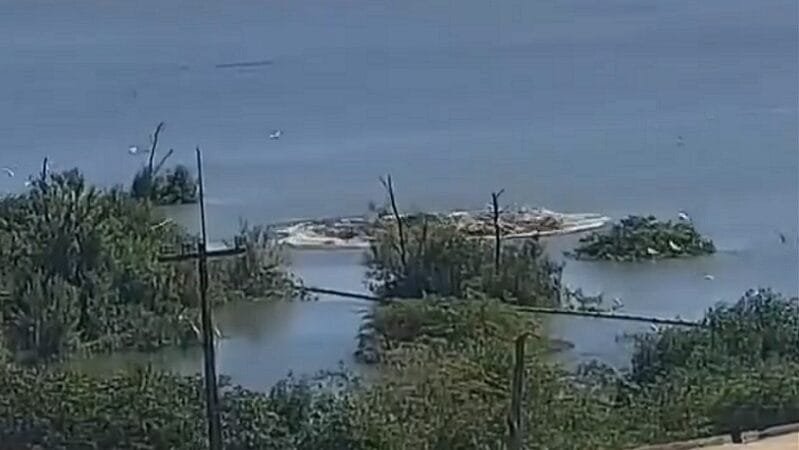 Mina 18 da Brasken rompe dentro da Lagoa Mundaú em Maceió