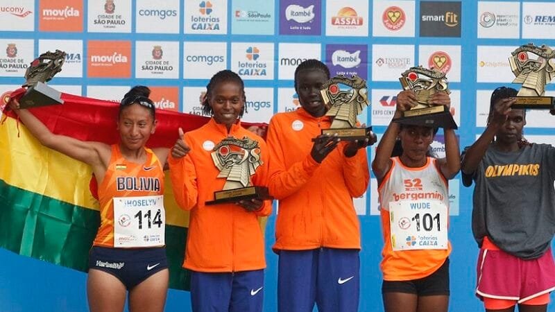 Brasileiros ficam em sexto lugar na São Silvestre