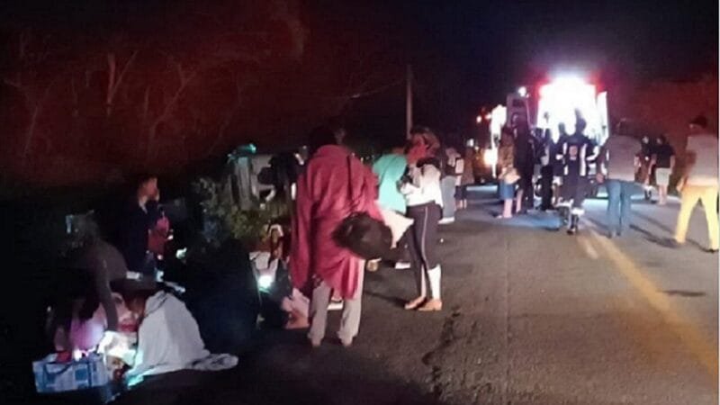 Acidente com ônibus que saiu do Distrito Federal provocou 29 feridos