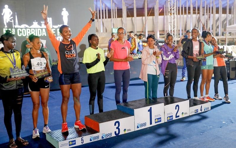 Corrida de Reis pódio feminino DF Misto Brasil
