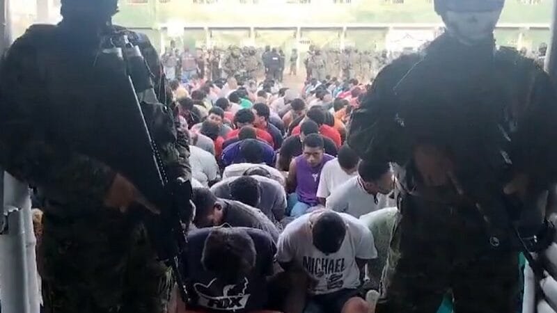 Polícia e o exército prenderam 1.753 pessoas na onda de violência no Equador