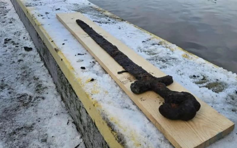 Espada da Era Viking mil anos Polônia Misto Brasil
