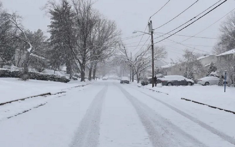 Estados Unidos Nevasca neve Misto Brasil