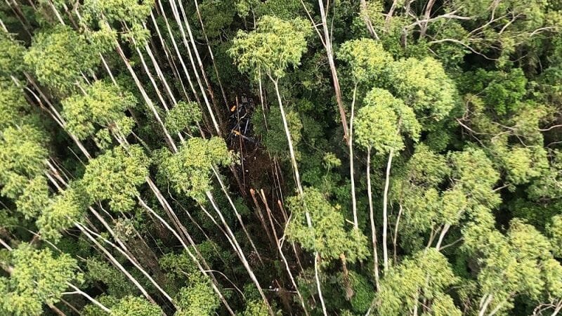 Polícia Militar confirma morte de quatro ocupantes do helicóptero desaparecido