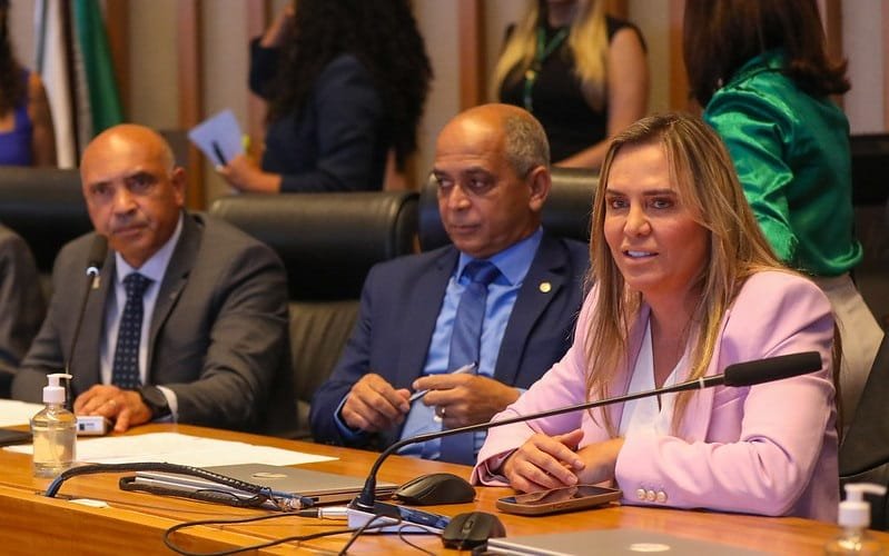 Celina Leão e os deputados Pepa e Wellington Luiz Misto Brasil