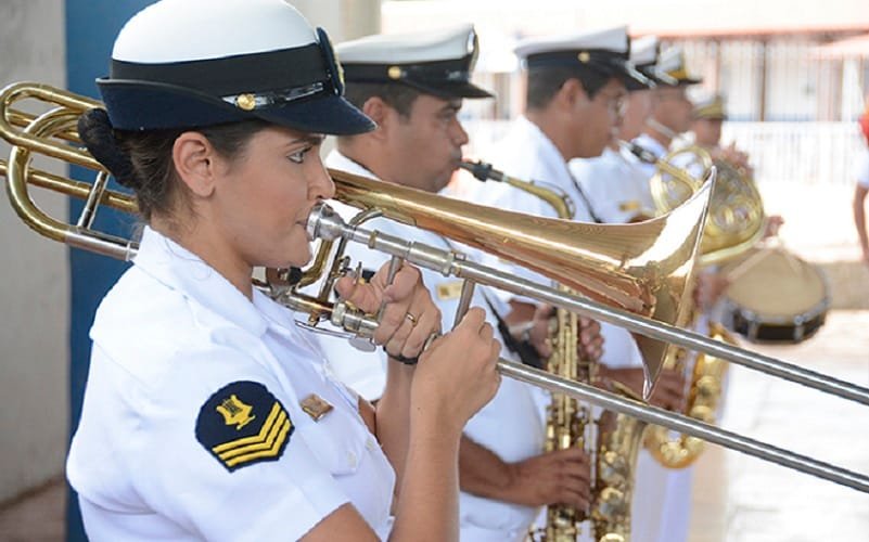Músicos Corpo dos Fuzileiros Navais Misto Brasil