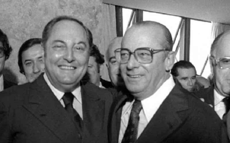 João Figueiredo e Aureliano Chaves na matéria Eleições de 1978 na capital federal