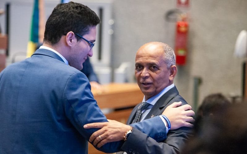 Deputados distritais Joaquim Roriz Neto e Pepa Misto Brasil