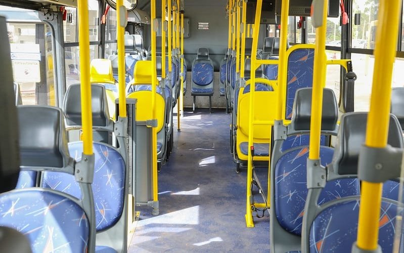 ônibus coletivo interior do veículo Misto Brasil