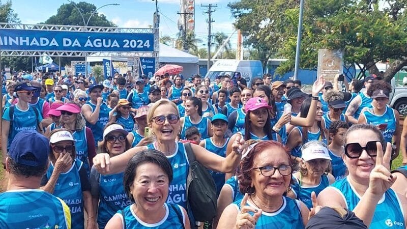 Caminhada de quatro quilômetros encerrou a programação do Dia da Água