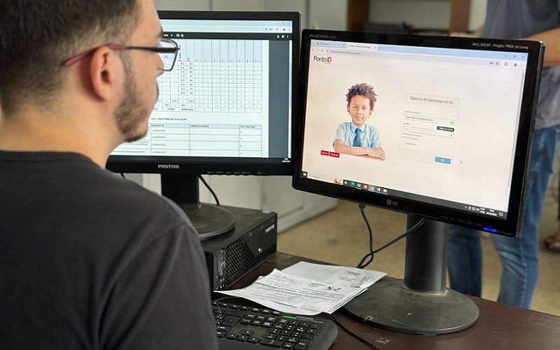 Luziânia GO identificação facial escolas Misto Brasil