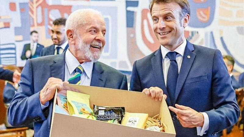 Macron defendeu um reequilíbrio entre UE e Mercosul