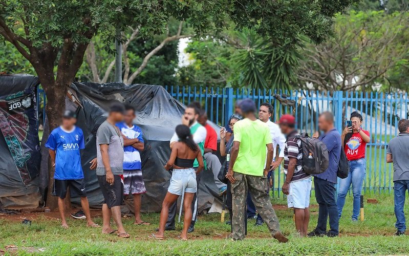 Moradores de rua desmobilização DF