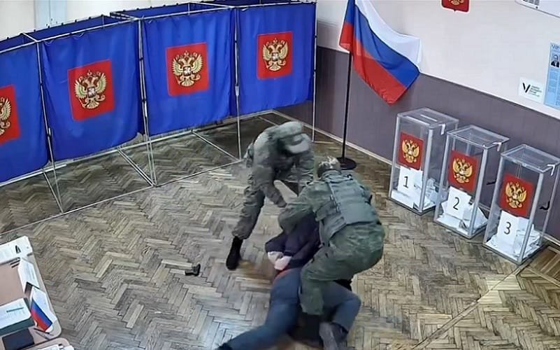 Rússia eleições prisão na seção eleitoral Misto Brasil