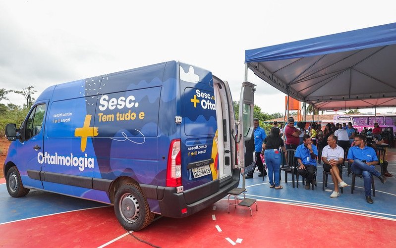 Sesc van atendimento DF Misto Brasil