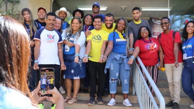 Participantes da Convenção Jovem Maranata, da Igreja Adventista do Sétimo Dia, foram doar sangue no Hemocentro/Paulo H. Carvalho/Agência Brasília