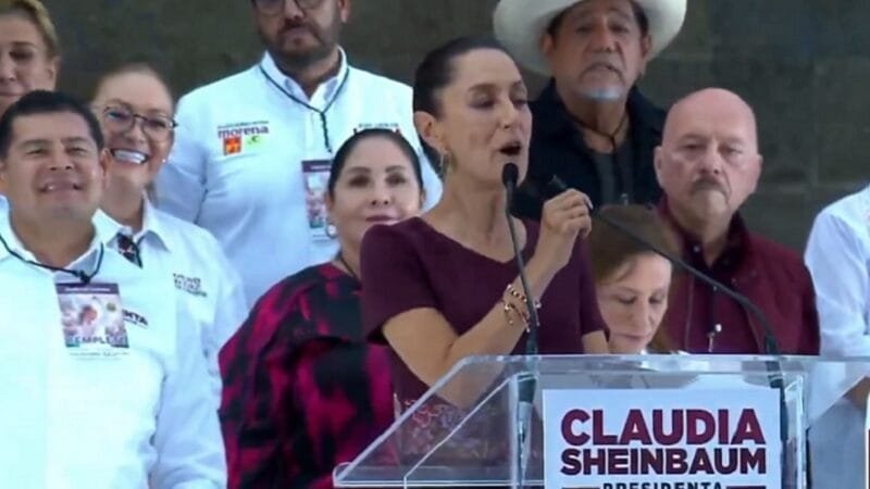 Claudia Sheinbaum foi eleita presidente do México