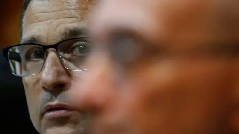 Roberto Campos Neto, presidente do Banco Central, durante a divulgação do relatório da inflação/Paulo Pinto/Agência Brasil