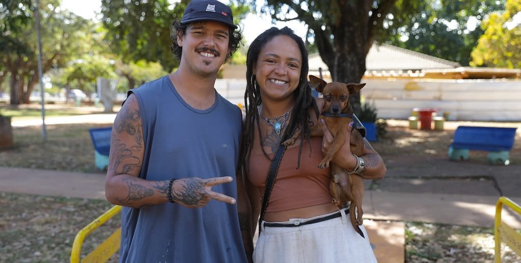 casal cachorrinho DF Misto Brasil