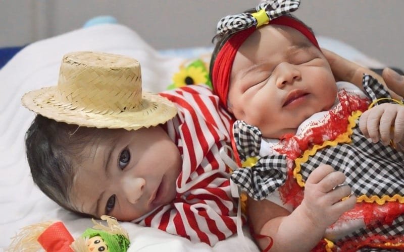 Ensaio fotográfico Anthony e Ana Júlia Formosa DF Misto Brasil