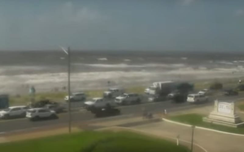 Tempestade Galveston Texas EUA Misto Brasil