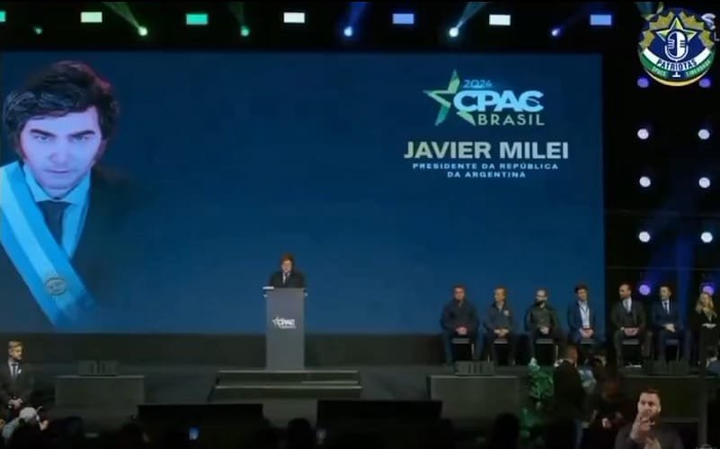 Javier Milei discurso CPAC Misto Brasil