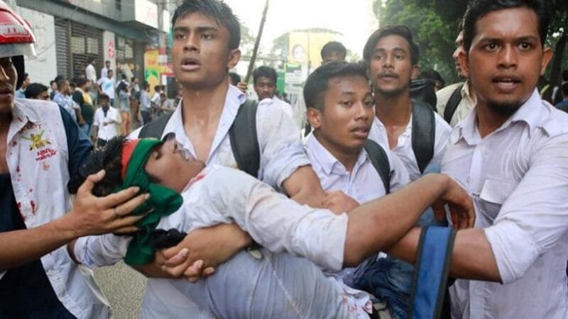 Vitória parcial para os manifestantes estudantis em Bangladesh