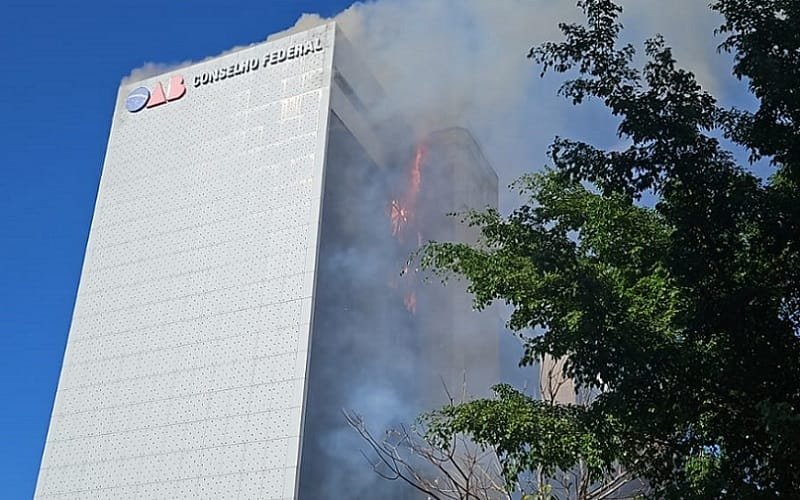 Incêndio Conselho Federal OAB Misto Brasil