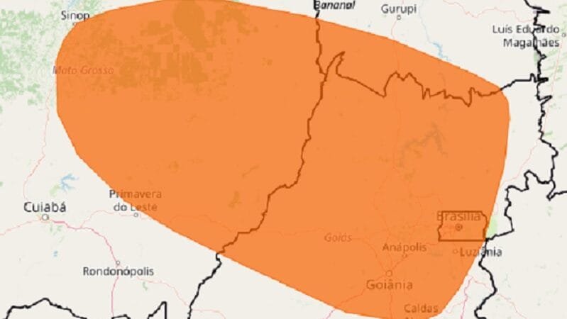 Alerta – umidade pode ficar hoje em 12% no DF e Entorno