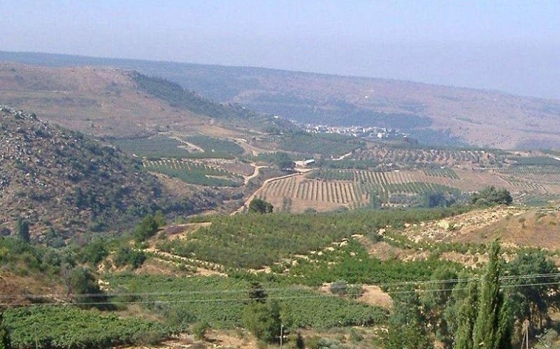 Colina de Golã fronteira Israel Líbano Misto Brasil
